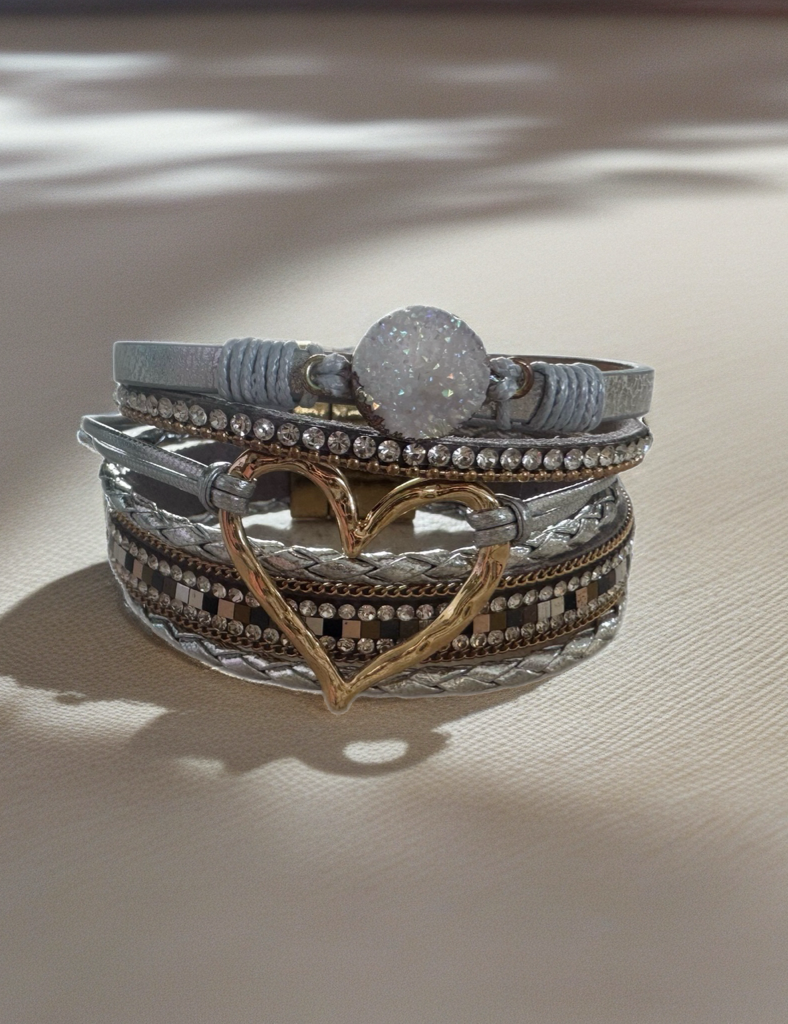 Heart Magnetic Buckle Bracelet