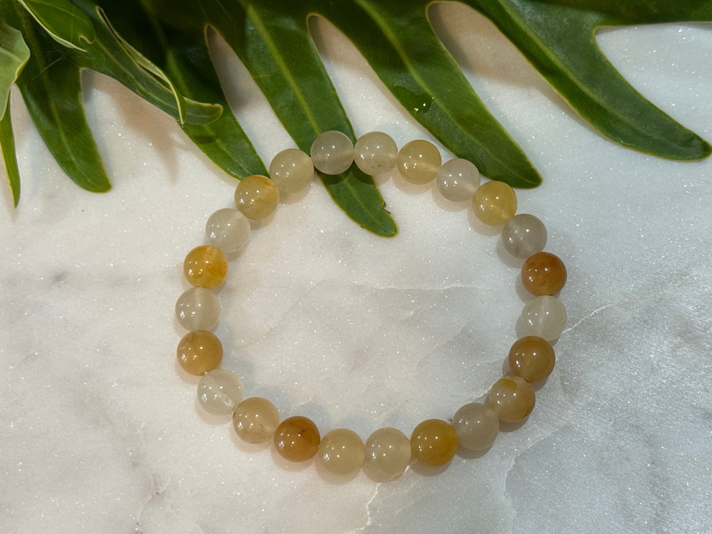 Golden Healer Crystal Bead Bracelet