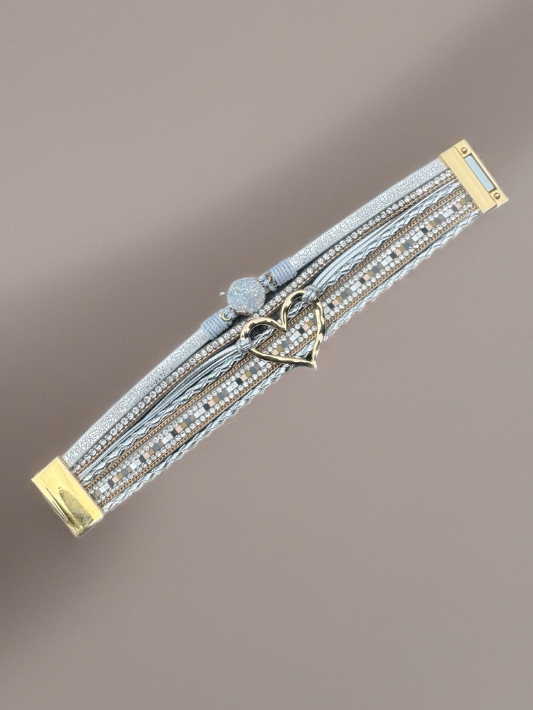 Heart Magnetic Buckle Bracelet