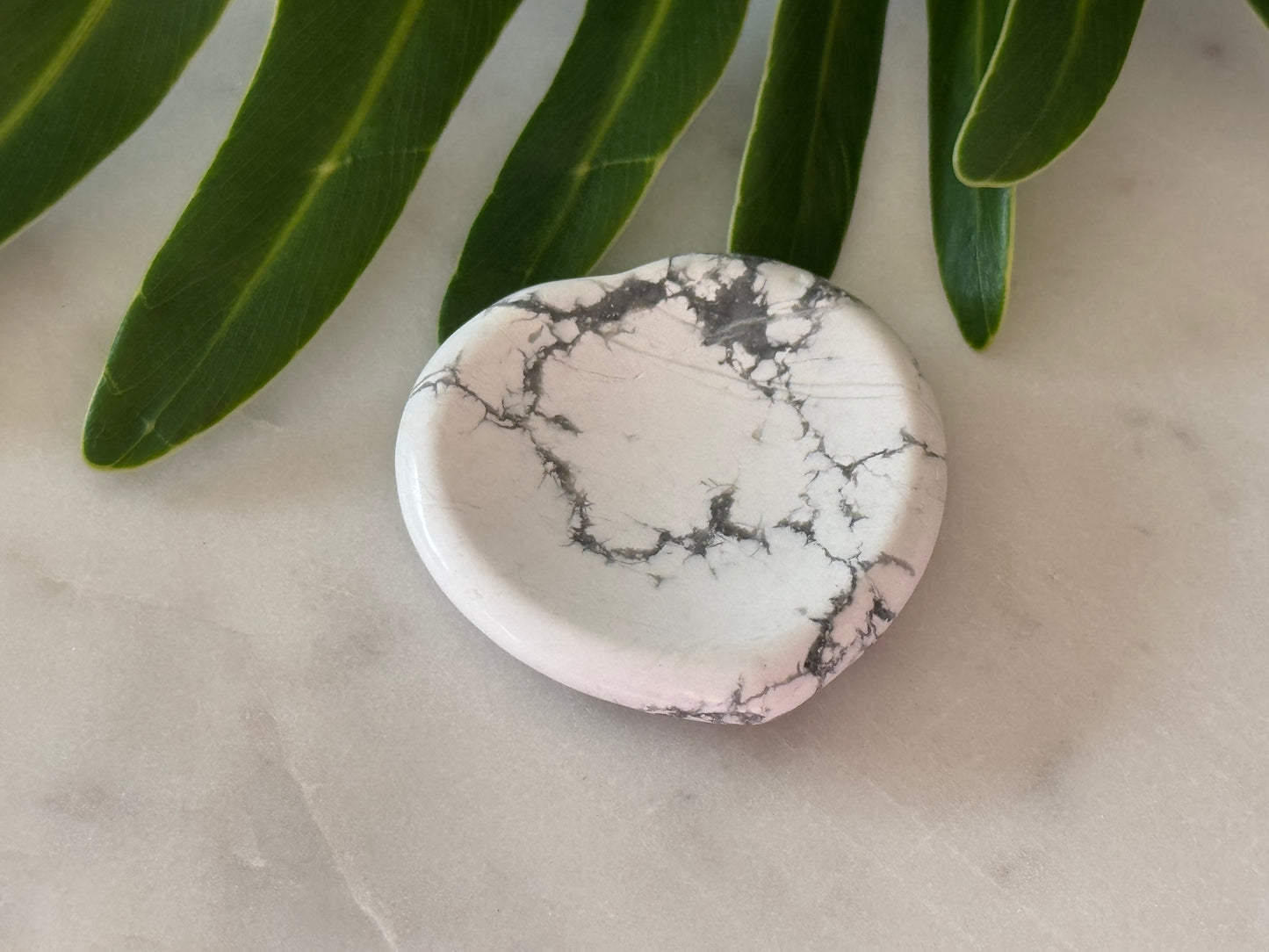 White Howlite Relaxation Stone