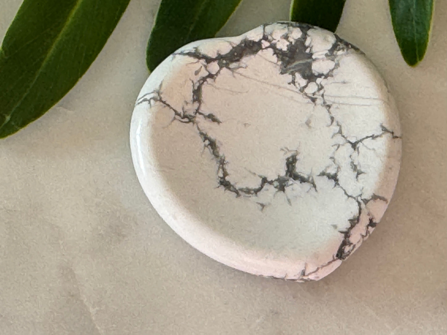 White Howlite Relaxation Stone