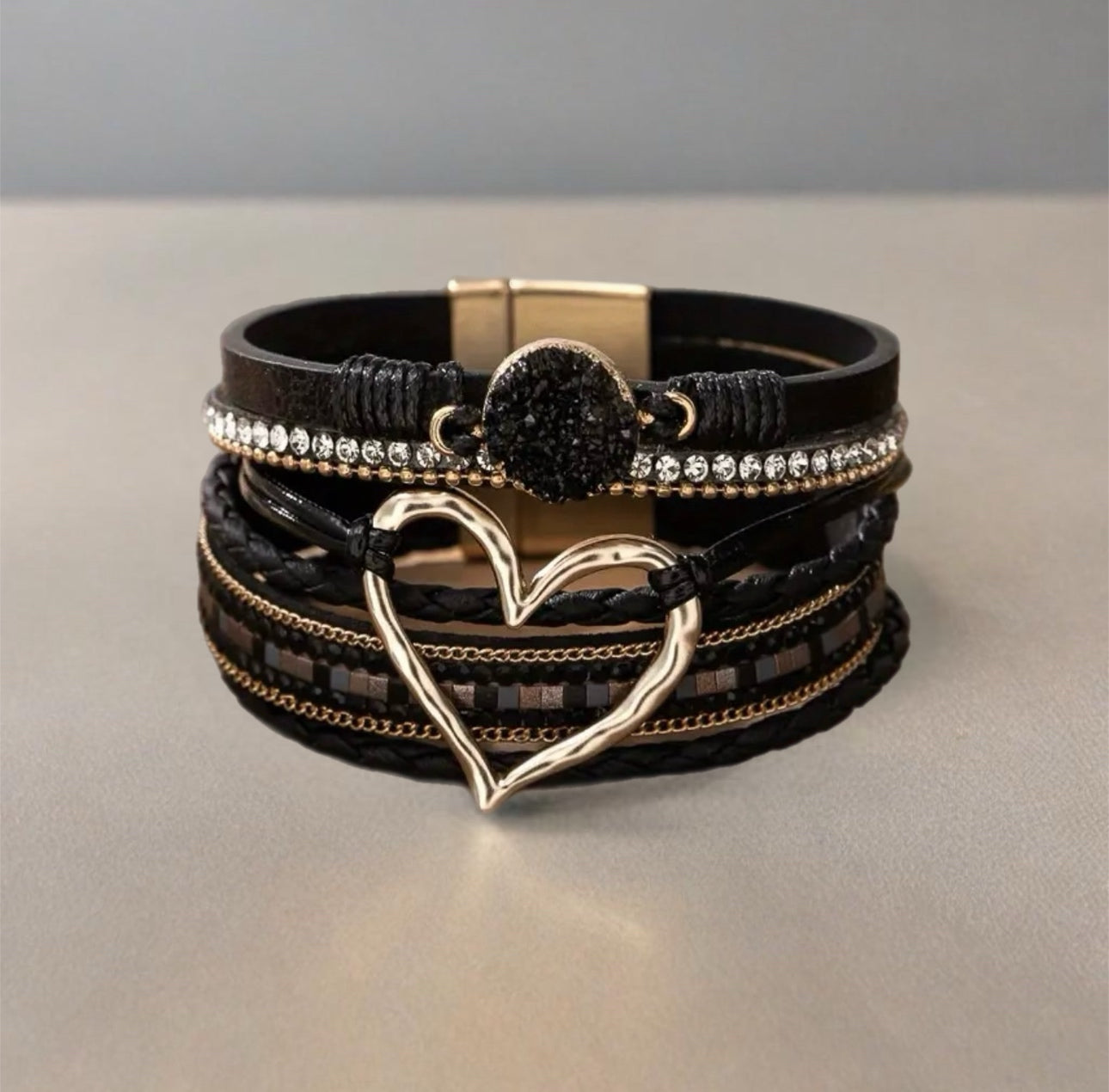 Heart Magnetic Buckle Bracelet