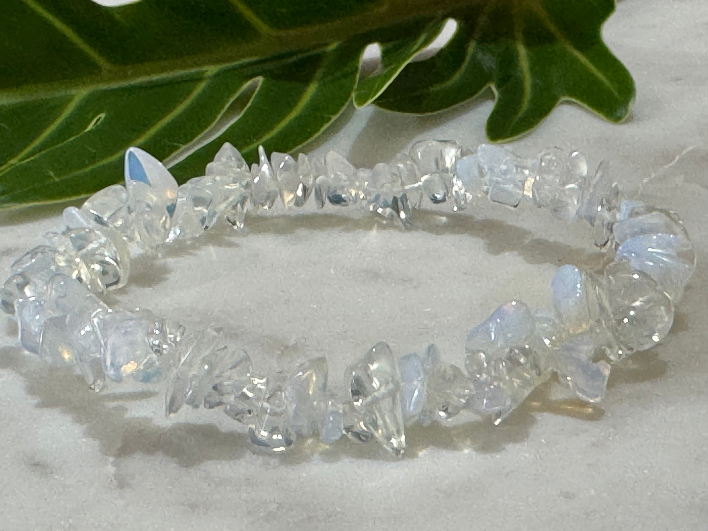 Opalite Crystal Chip Bracelet