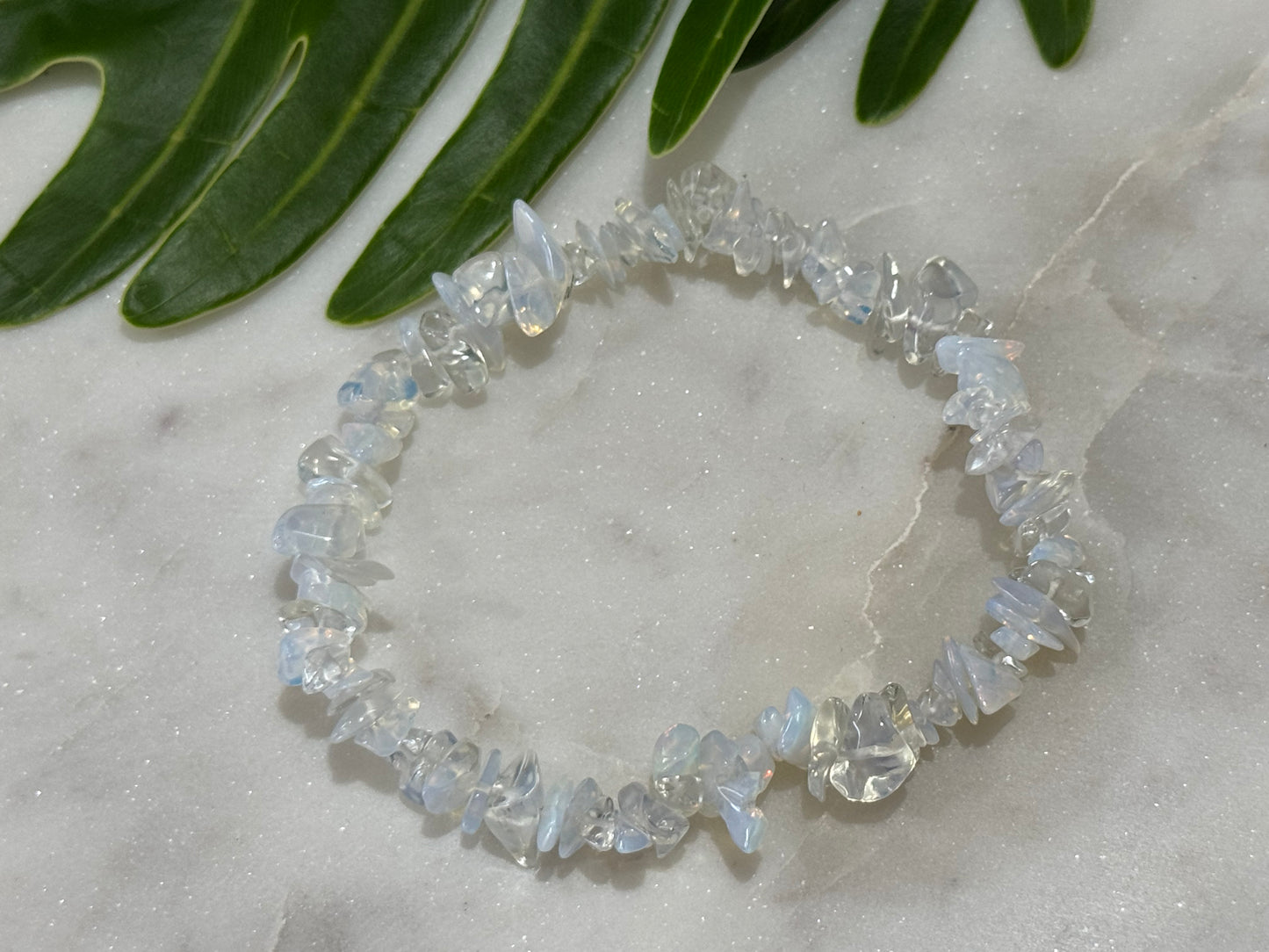 Opalite Crystal Chip Bracelet