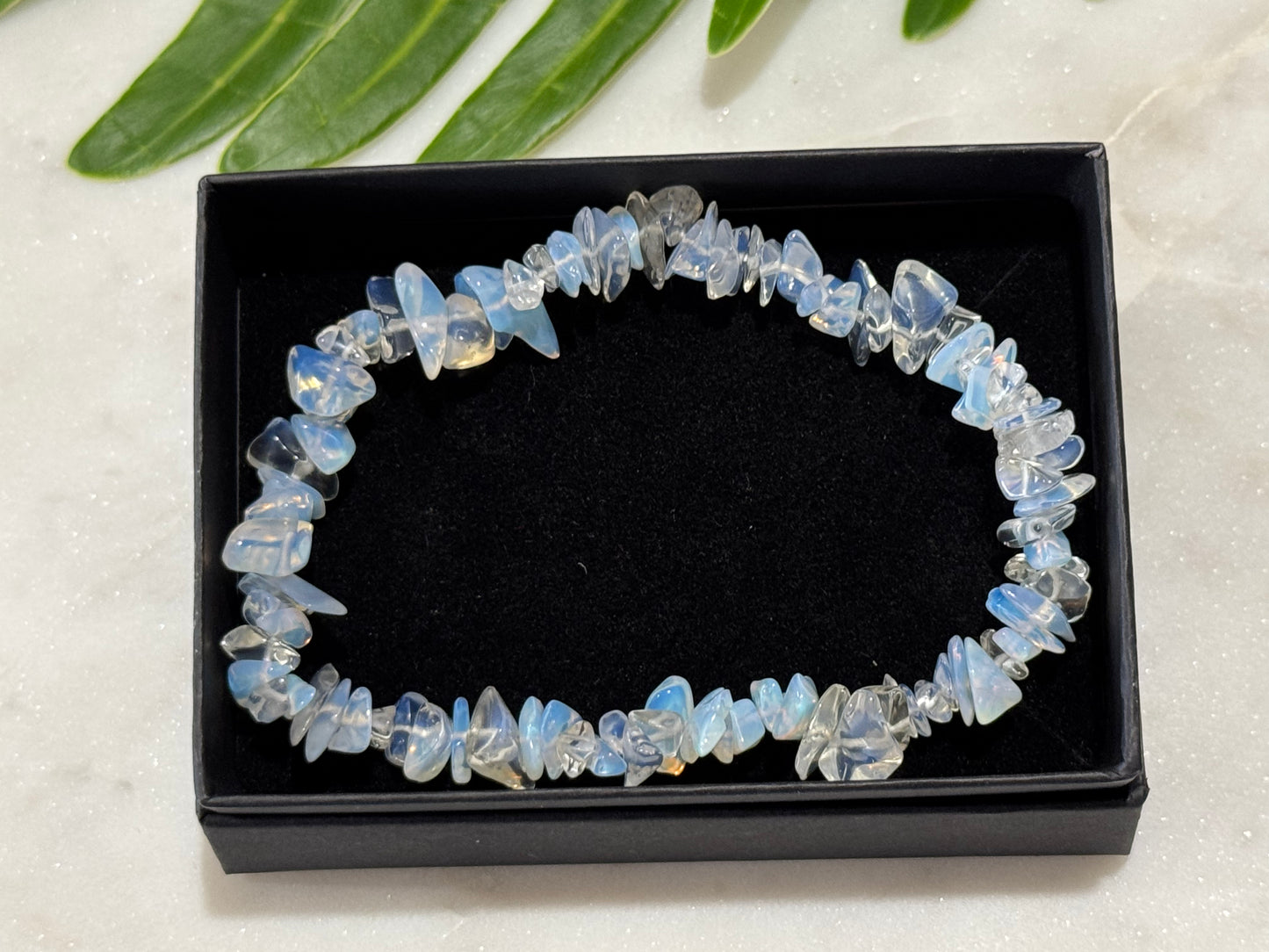 Opalite Crystal Chip Bracelet