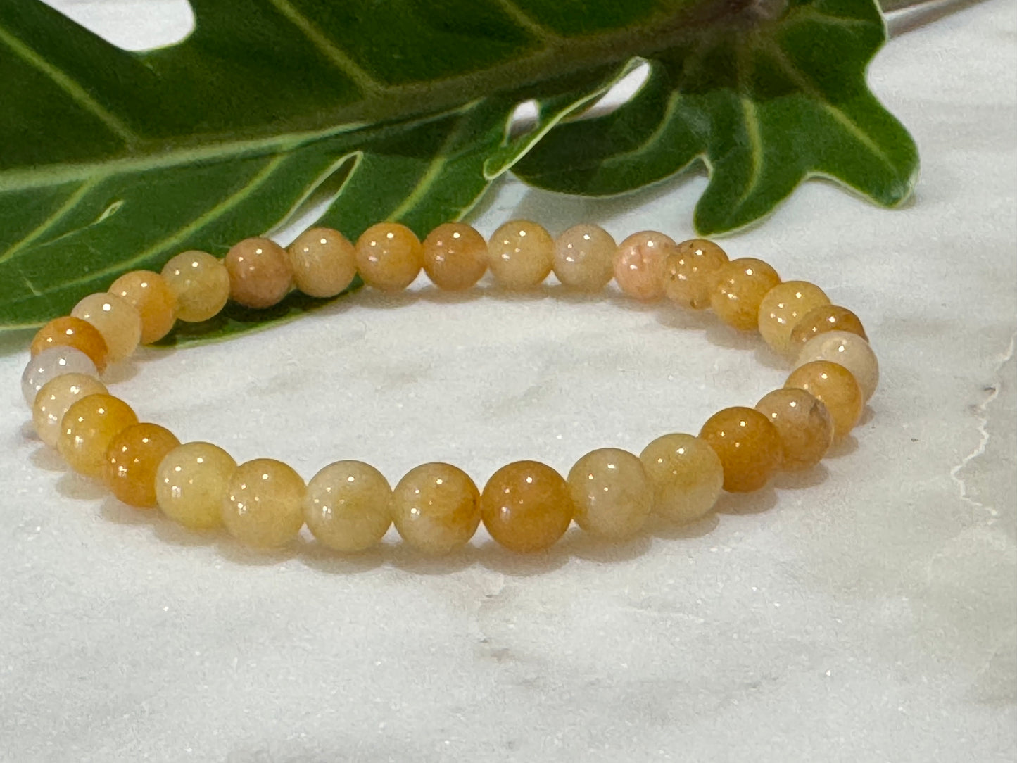 Golden Healer Crystal Bead Bracelet