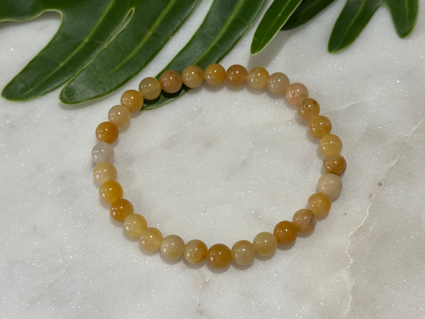Golden Healer Crystal Bead Bracelet