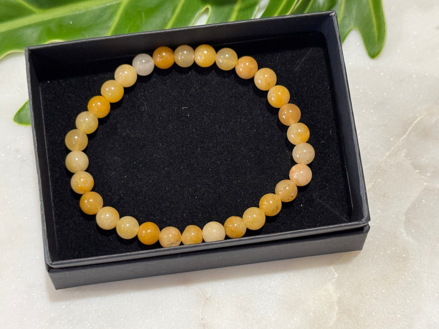 Golden Healer Crystal Bead Bracelet