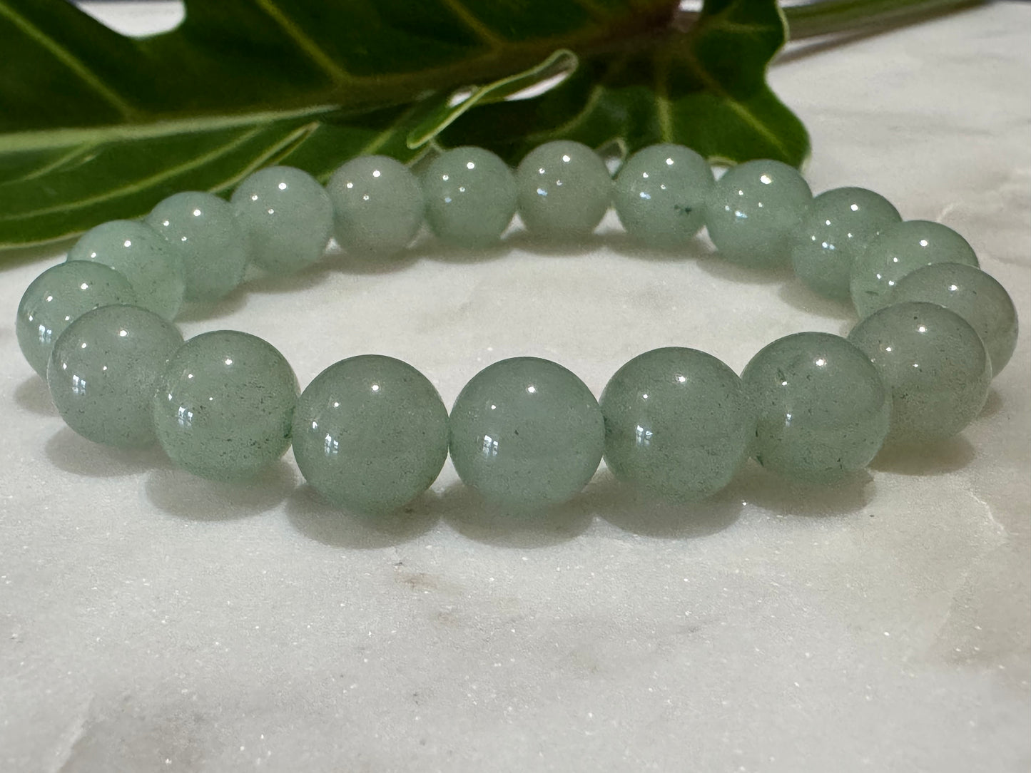 Green Aventurine Crystal Bead Bracelet
