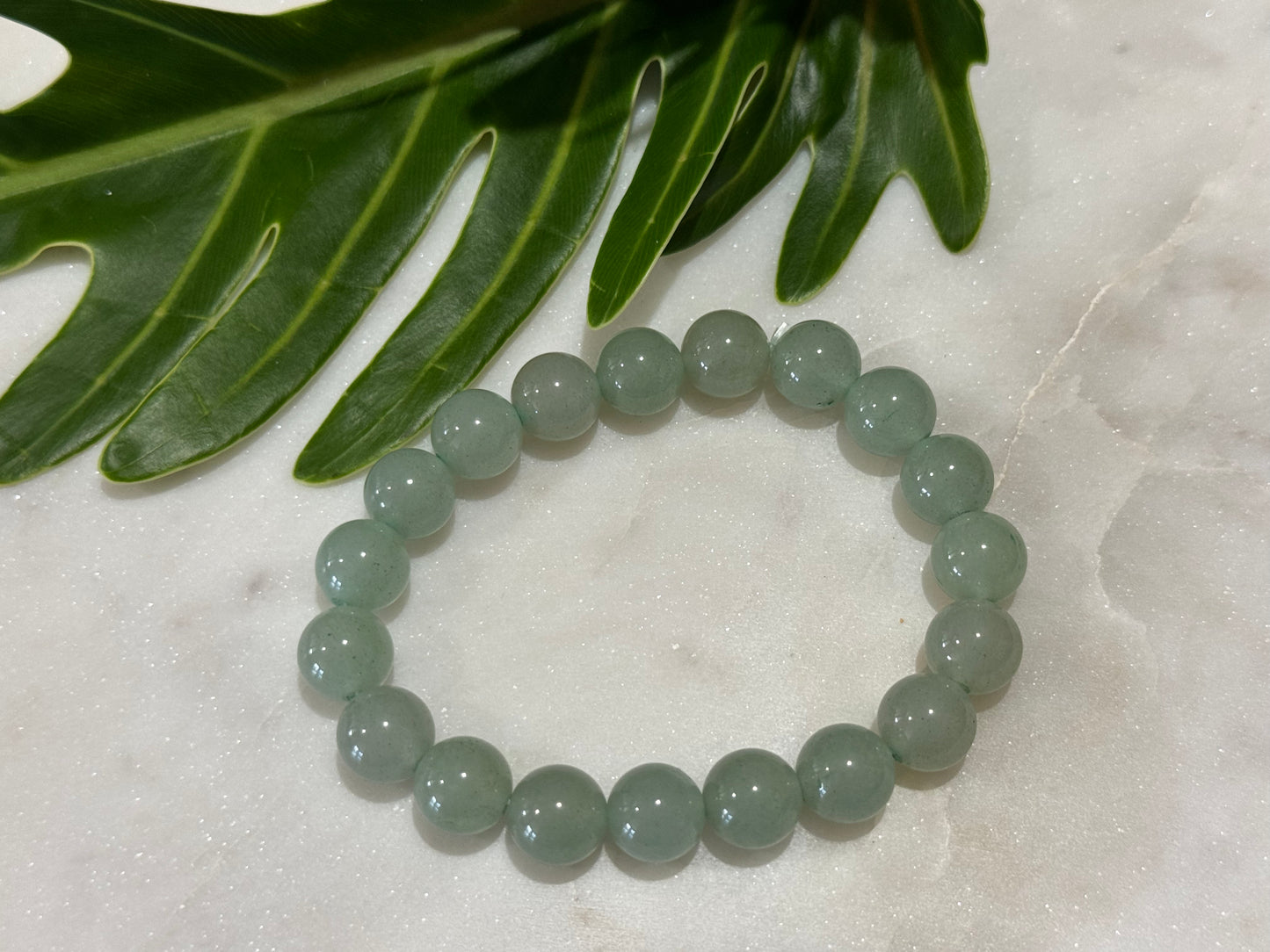 Green Aventurine Crystal Bead Bracelet