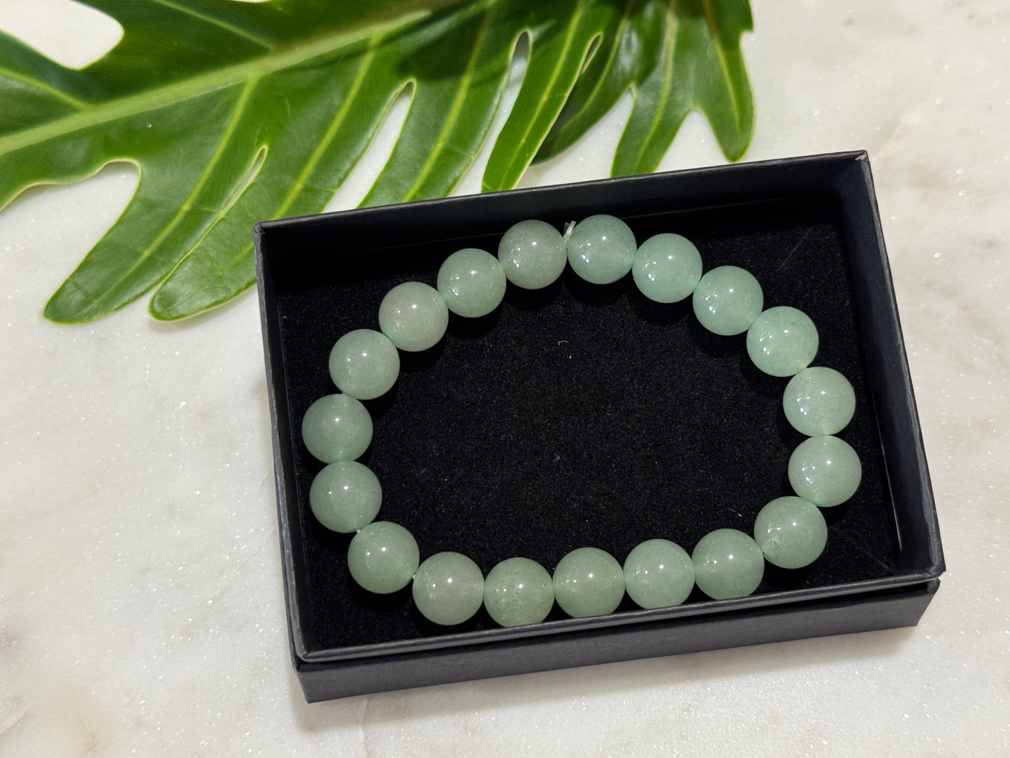 Green Aventurine Crystal Bead Bracelet