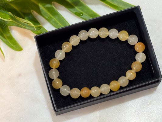 Golden Healer Crystal Bead Bracelet