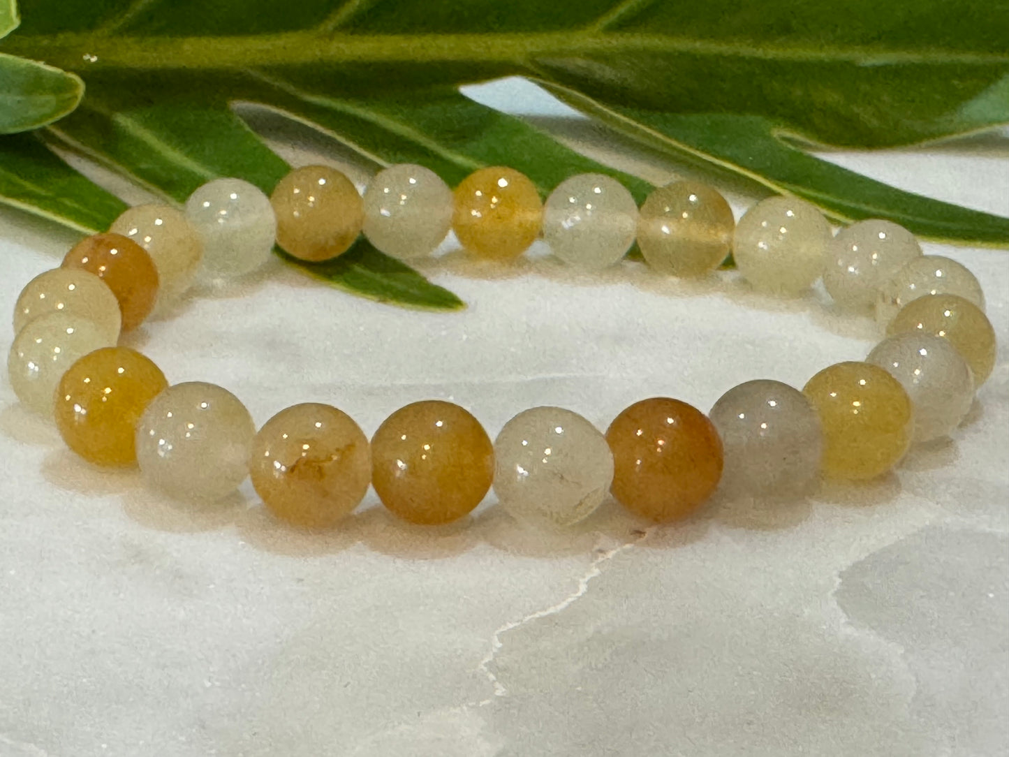 Golden Healer Crystal Bead Bracelet