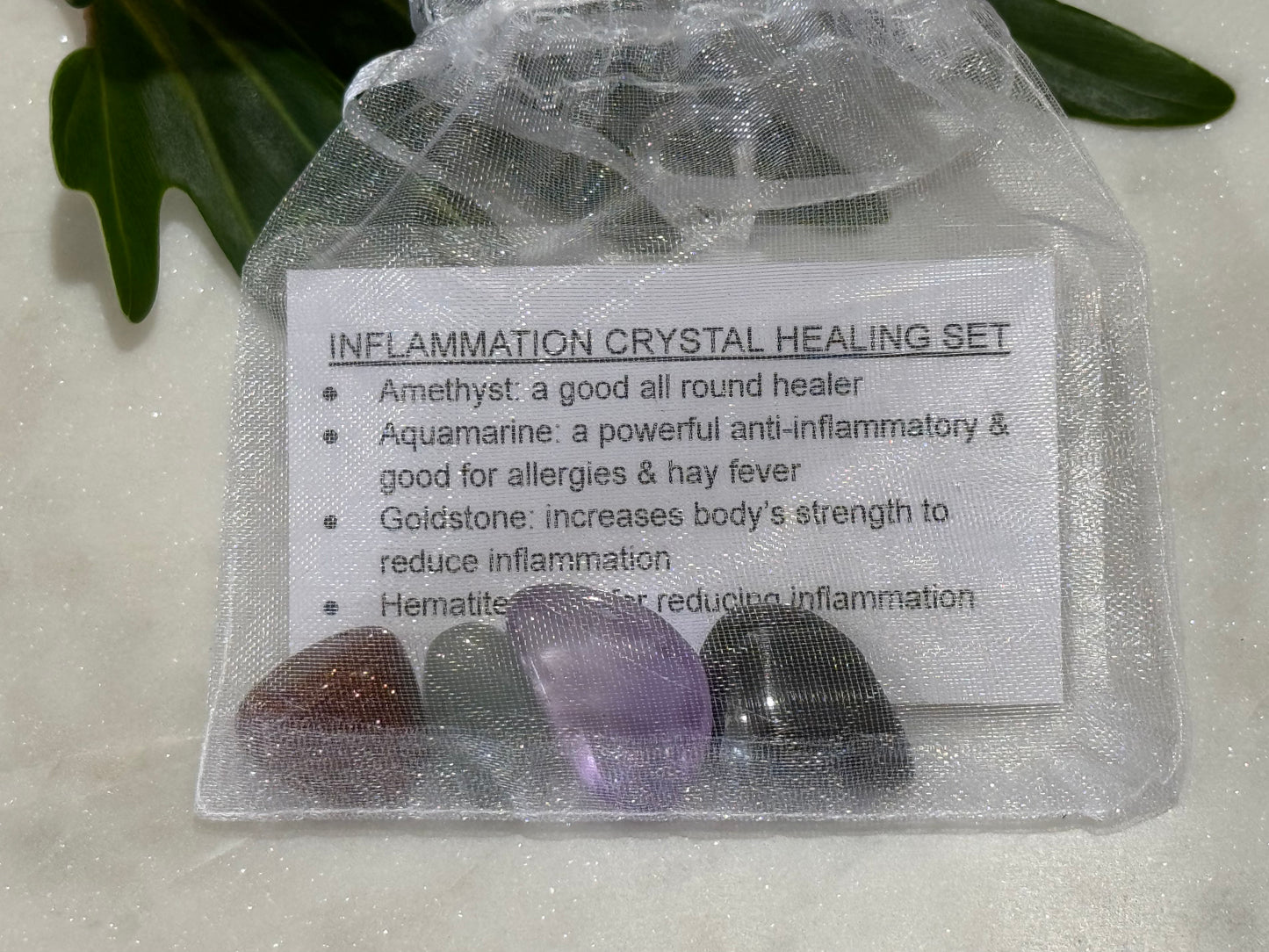 Inflammation Crystal Healing Set
