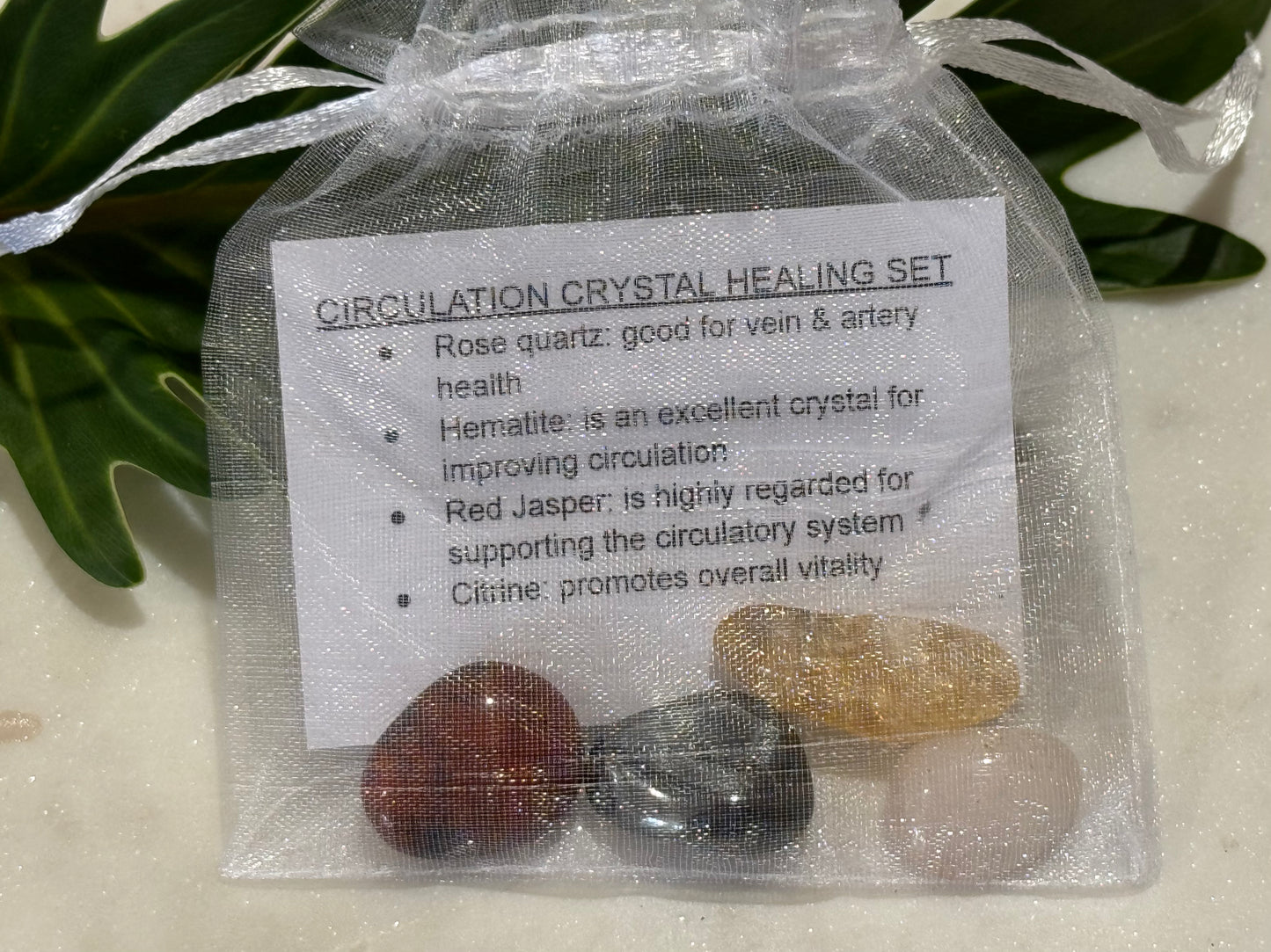 Circulation Crystal Healing Set