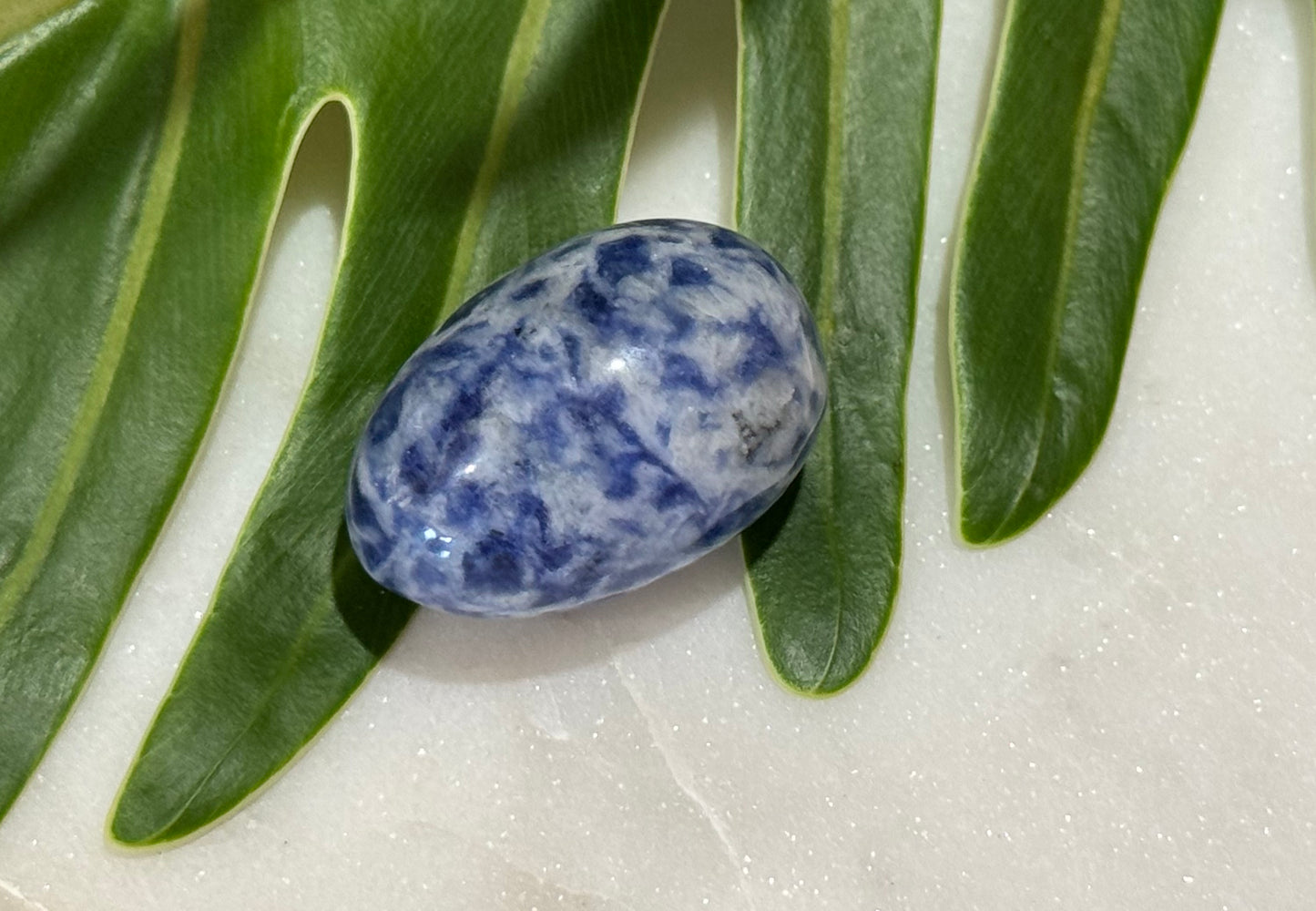 Sodalite Crystal Egg
