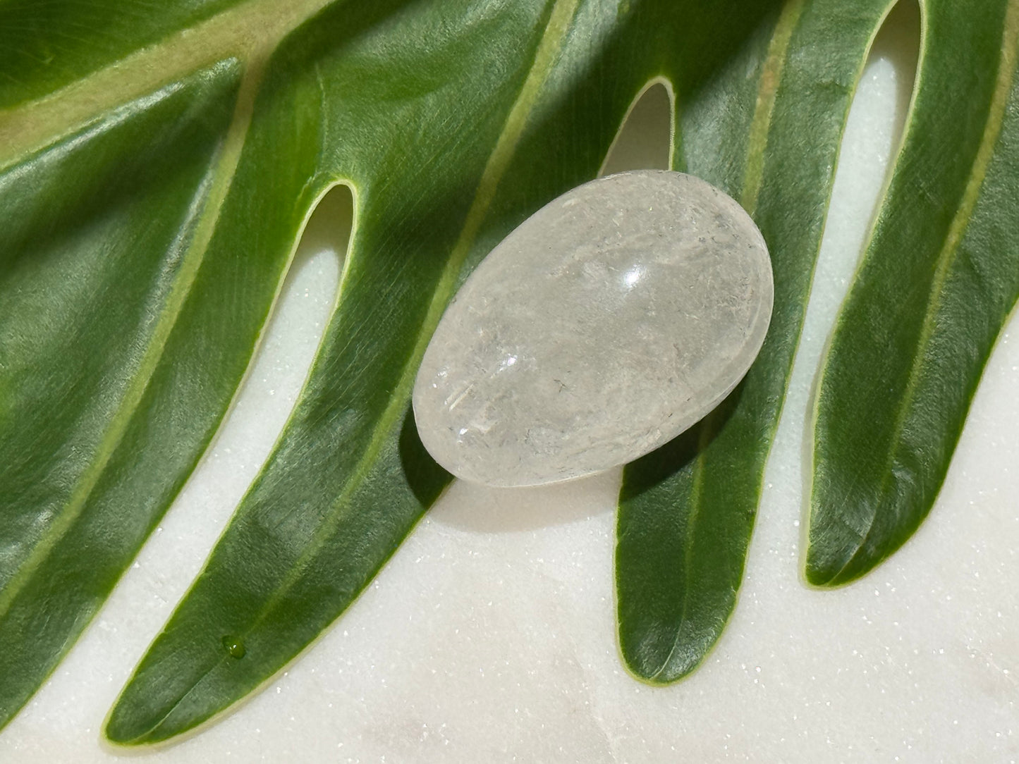 Clear Quartz Crystal Egg
