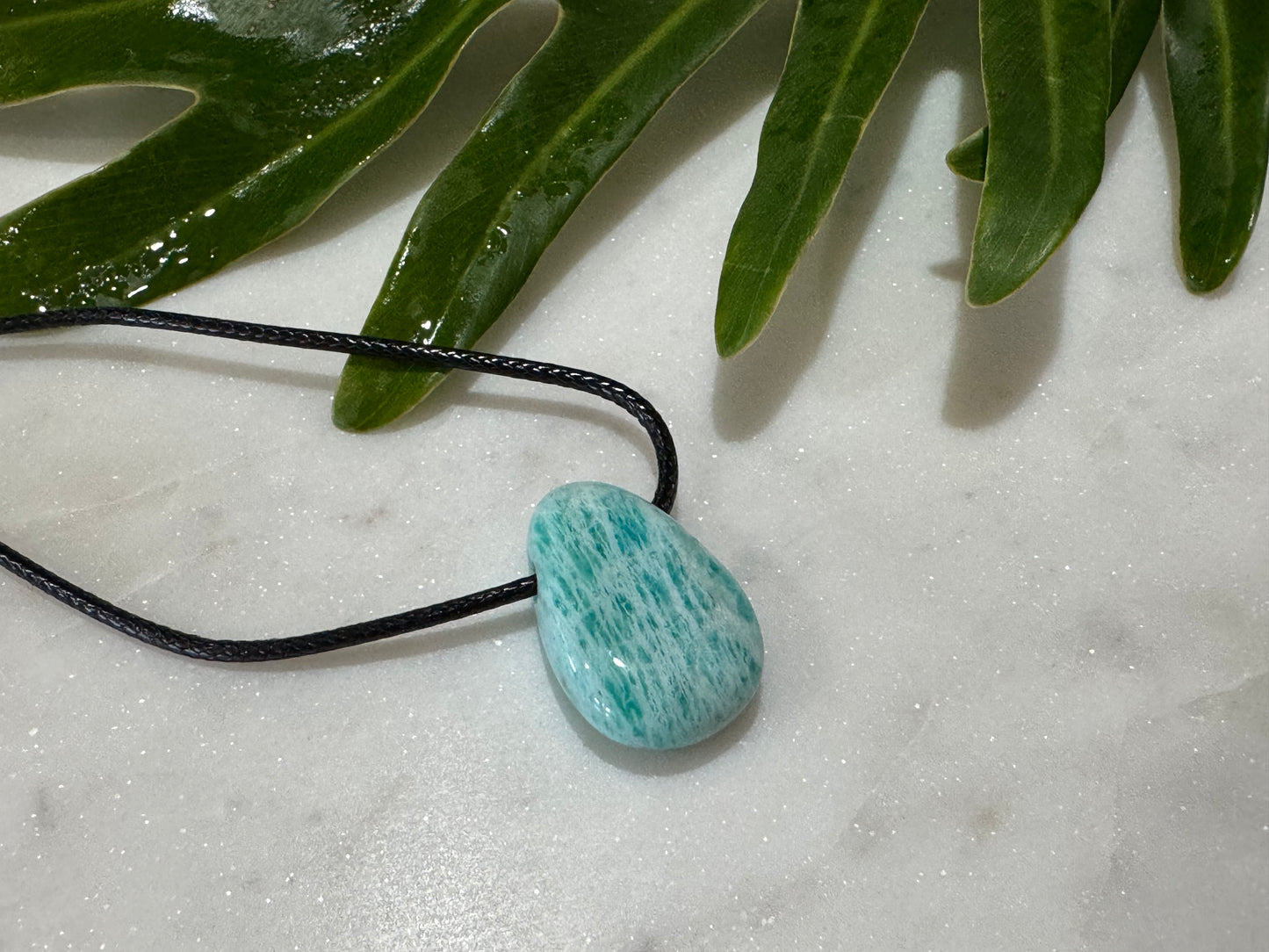 Amazonite Drilled Pendant