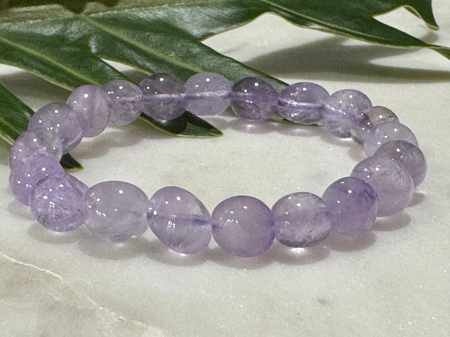 Amethyst Irregular-Shaped Bead Bracelet