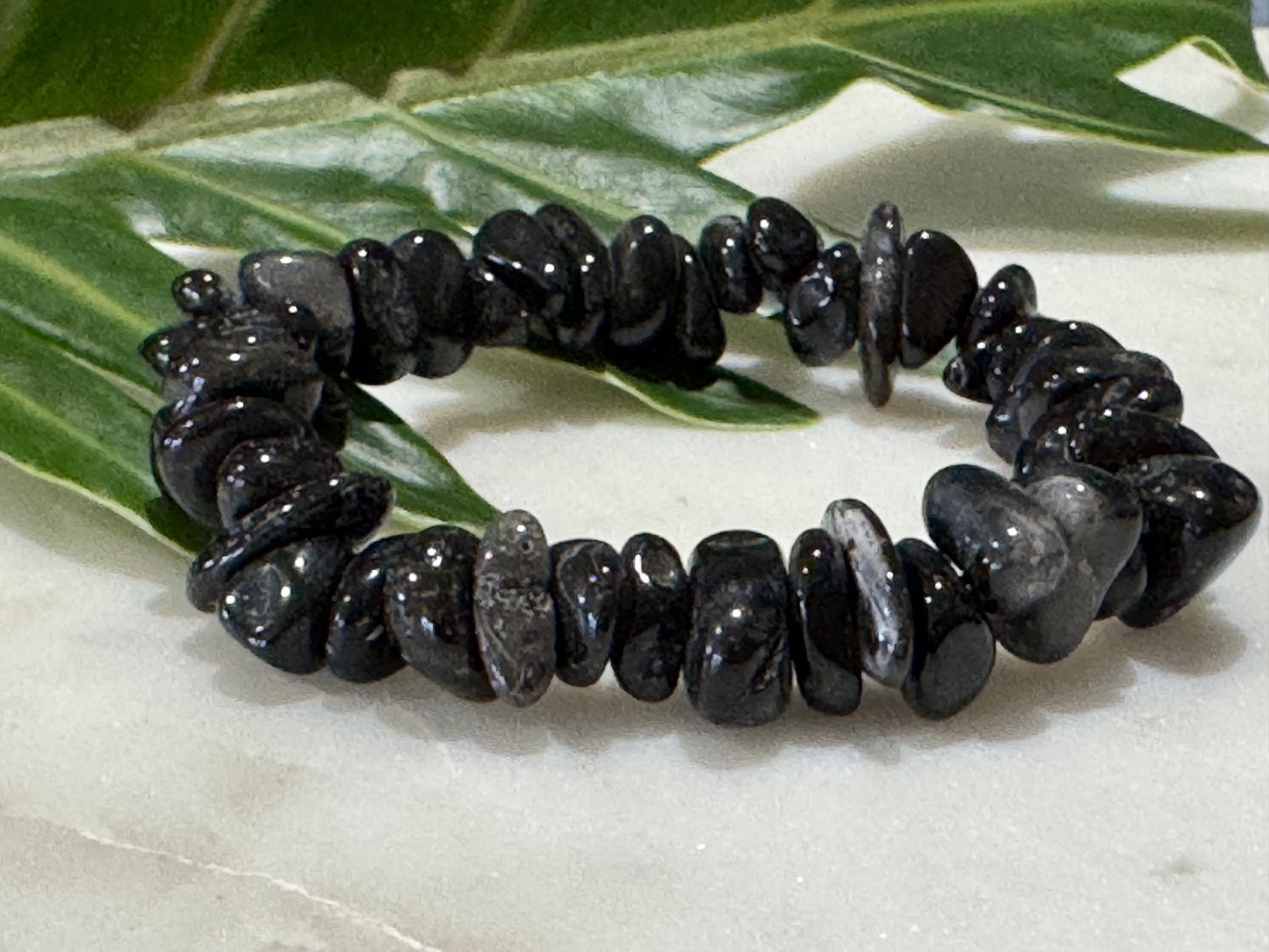 Black Onyx Chip Bracelet