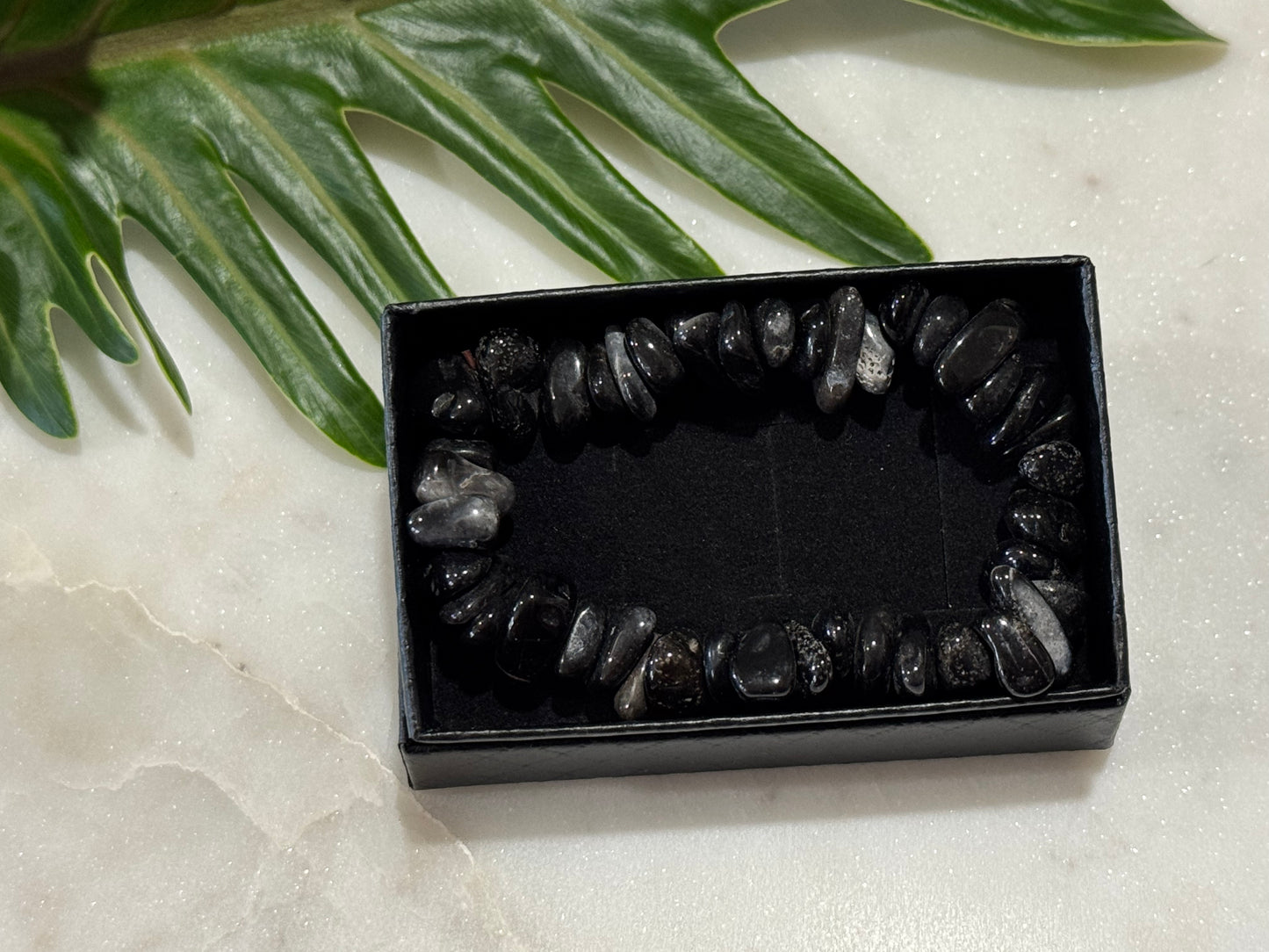 Black Onyx Chip Bracelet