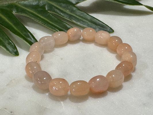 Pink Aventurine Crystal Bead Bracelet