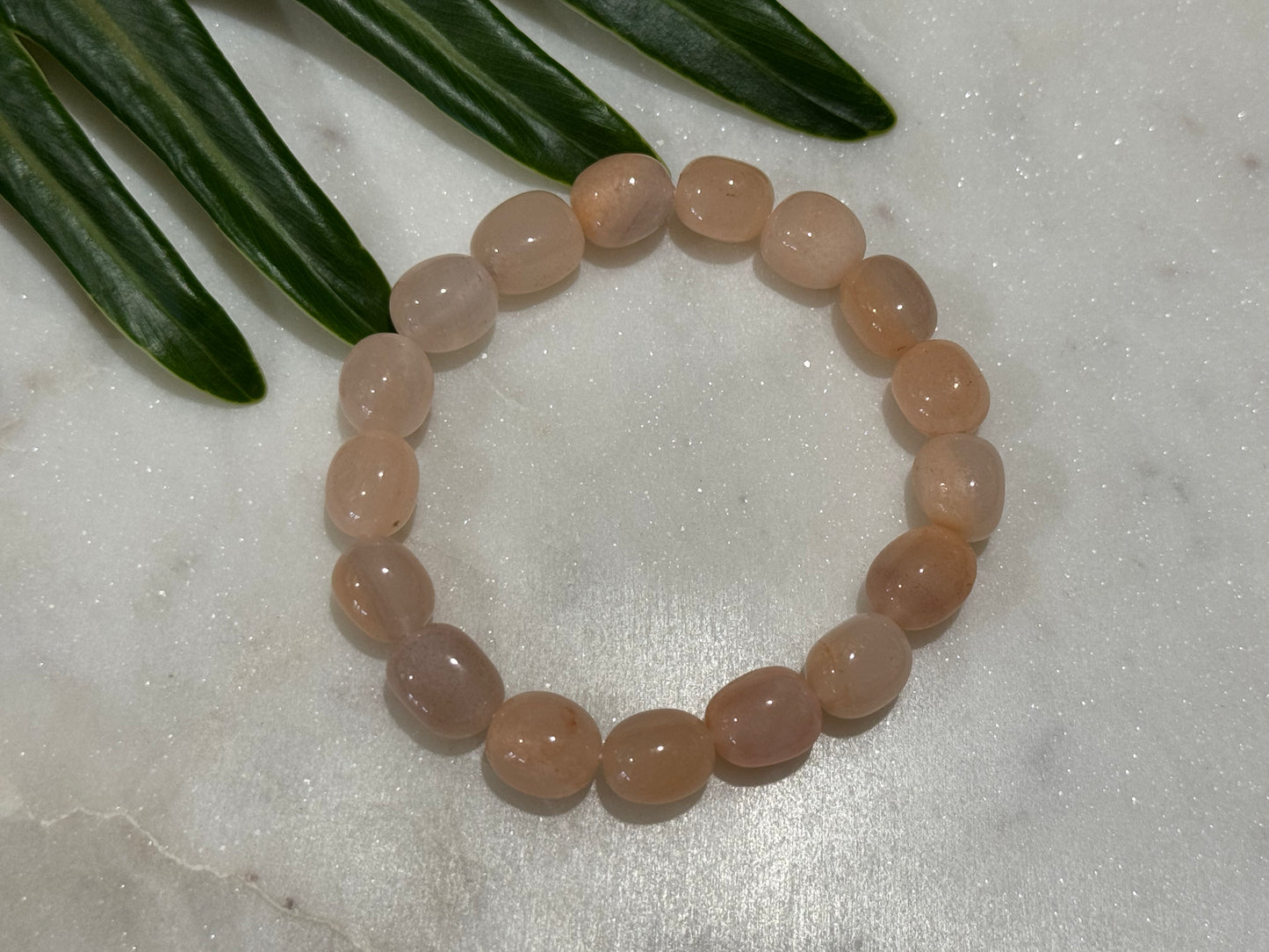 Pink Aventurine Crystal Bead Bracelet