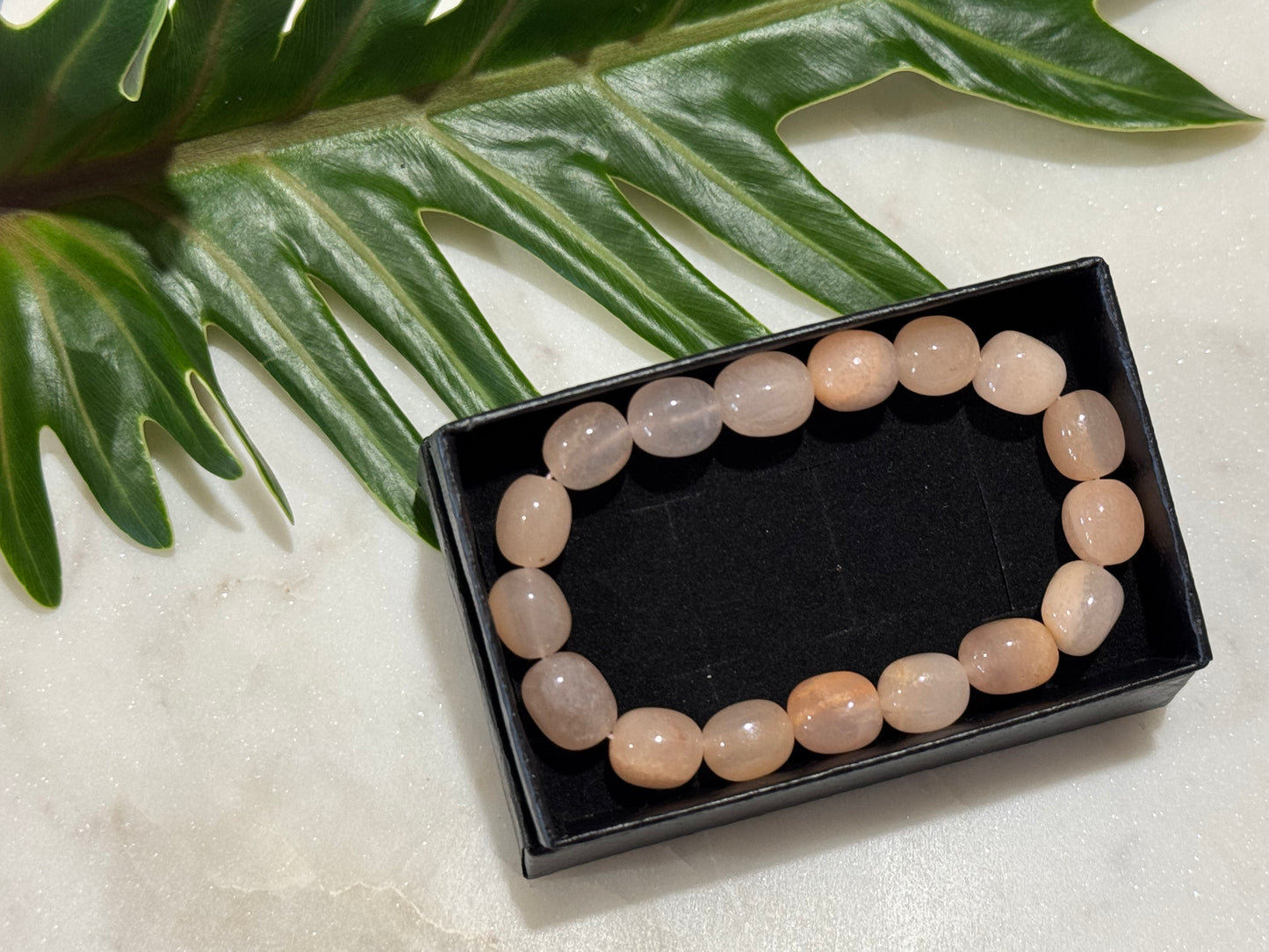 Pink Aventurine Crystal Bead Bracelet